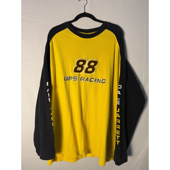Winner's Circle Dale Jarrett 88 UPS Racing Jersey Yellow Black Long Sleeve 2XL - Picture 1 of 4